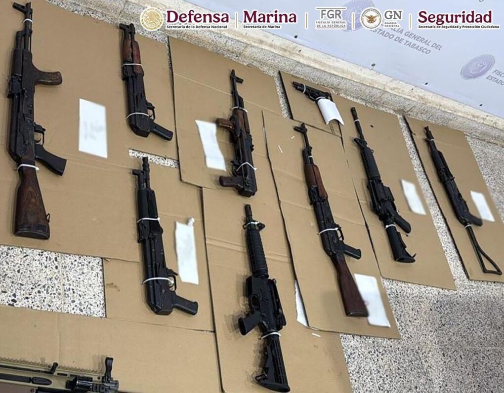 Sentencian a 12 años de prisión a hombre detenido con arsenal en Comalcalco