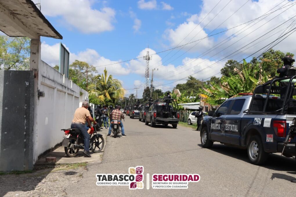 Refuerzan seguridad en Tabasco con operativos permanentes de la FIRT Olmeca