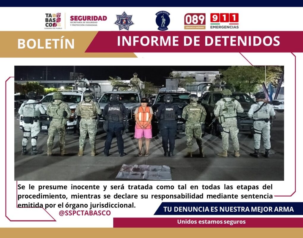 Detienen a mujer con presunta droga durante patrullajes en fraccionamiento Bicentenario