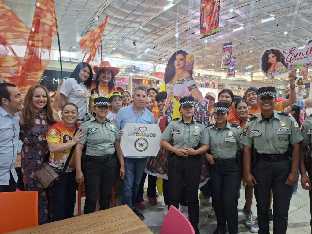 Guardia Nacional refuerza proximidad social durante evento La Flor de Europlaza en Villahermosa