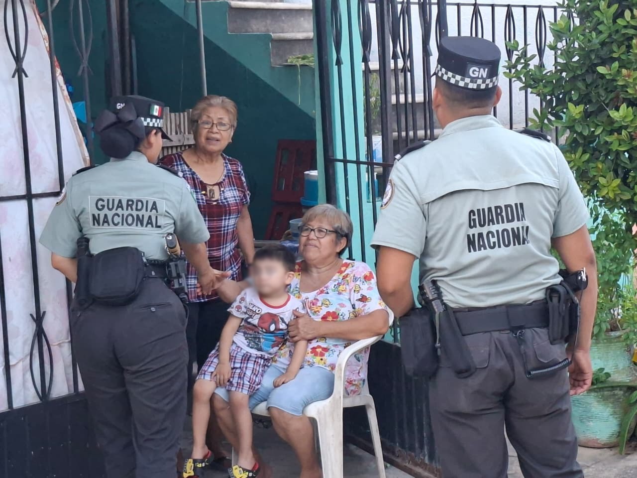 Guardia Nacional realiza jornada de labor social en Centro, Tabasco