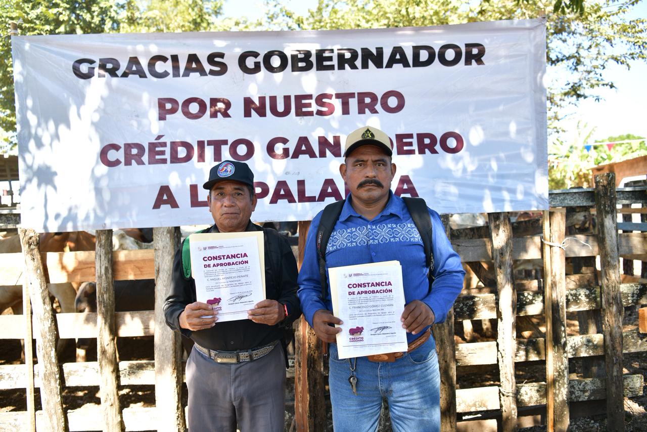 Crédito Ganadero a la Palabra transforma la vida de productores tabasqueños