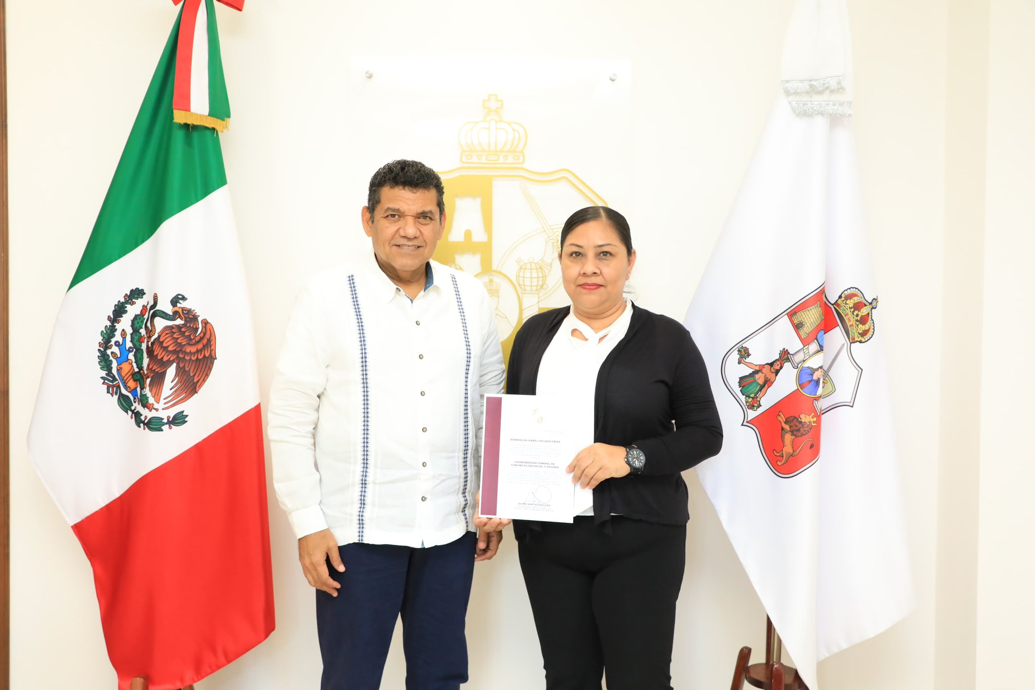 Esmeralda Collado, nueva Coordinadora de Comunicación Social y Vocería del gobierno de Tabasco…