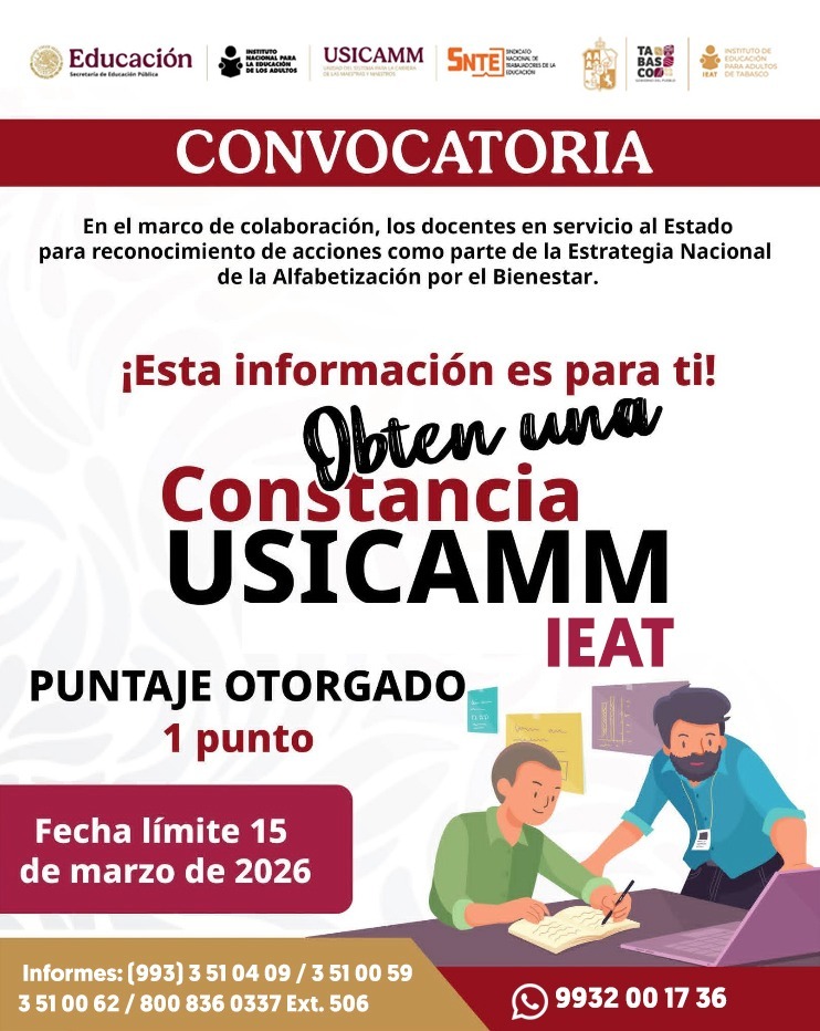 Invitan a docentes a participar en acciones de alfabetización con validez para promoción profesional
