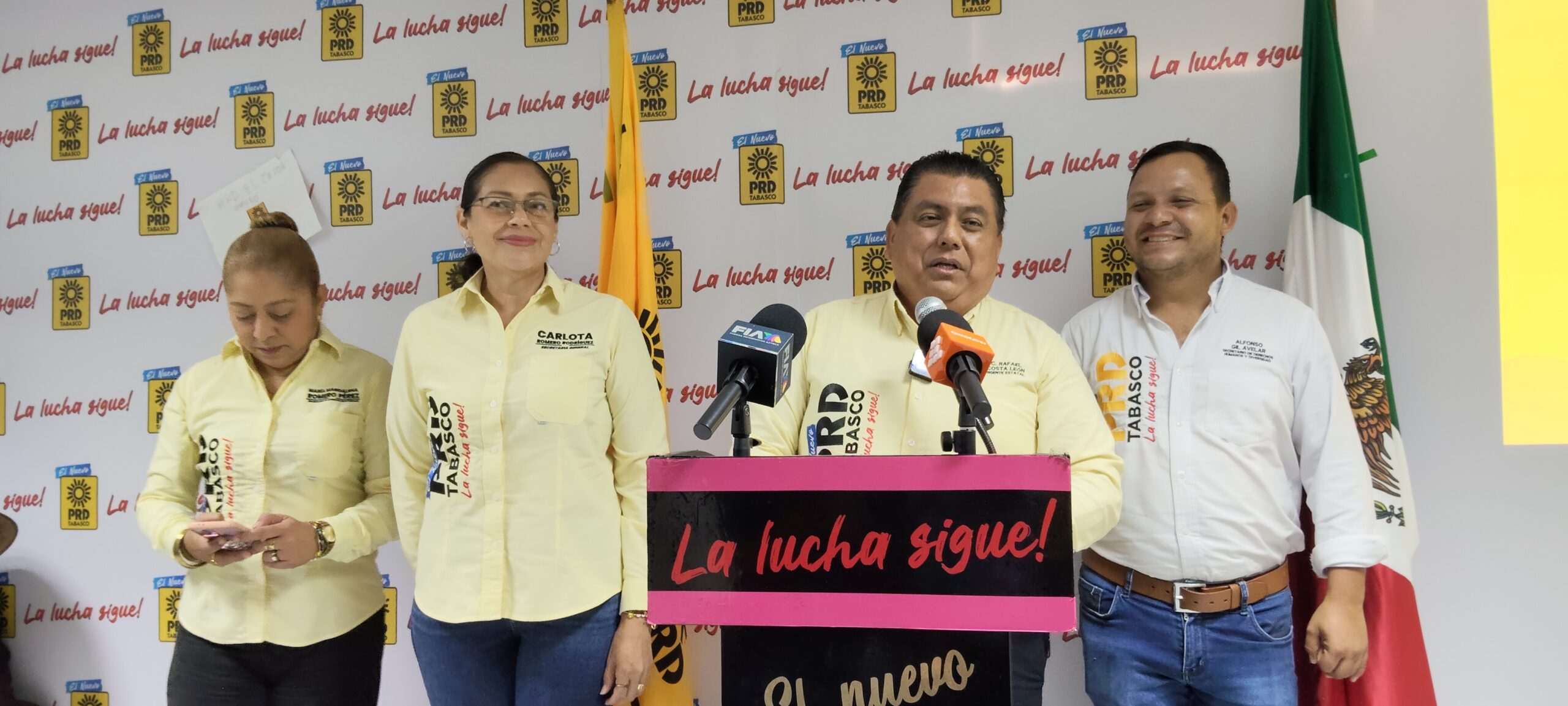 PRD Tabasco denuncia ante órganos electorales al titular de Semovi por presunto proselitismo y uso indebido de recursos públicos