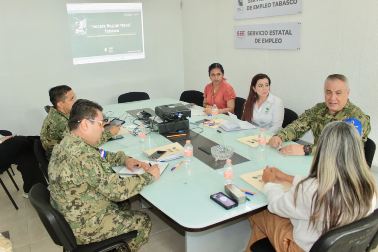 Tabasco impulsa vinculación laboral con la Marina para ampliar oportunidades de empleo