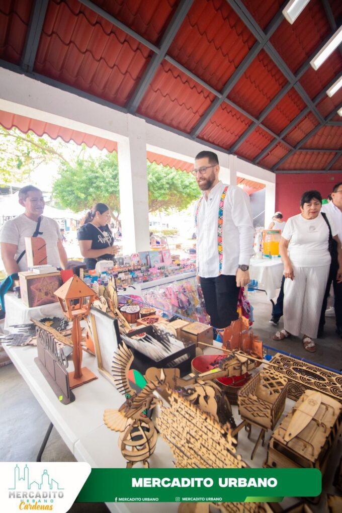 Arranca Mercadito Urbano en Cárdenas con participación histórica de más de 300 emprendedores