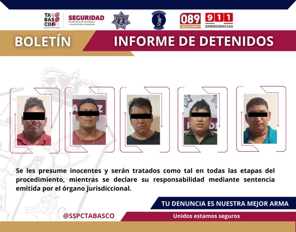 Caen seis narcomenudistas tras operativo de seguridad