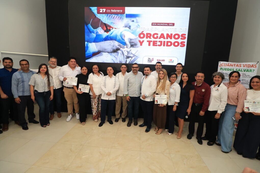 Llaman a fortalecer la cultura de donación de órganos en Tabasco