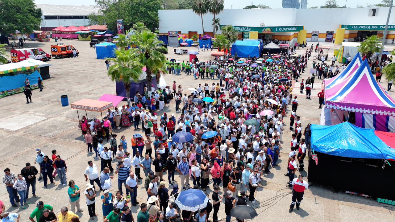 Tabasco supera metas de participación en el Simulacro Nacional 2026 y fortalece cultura de prevención