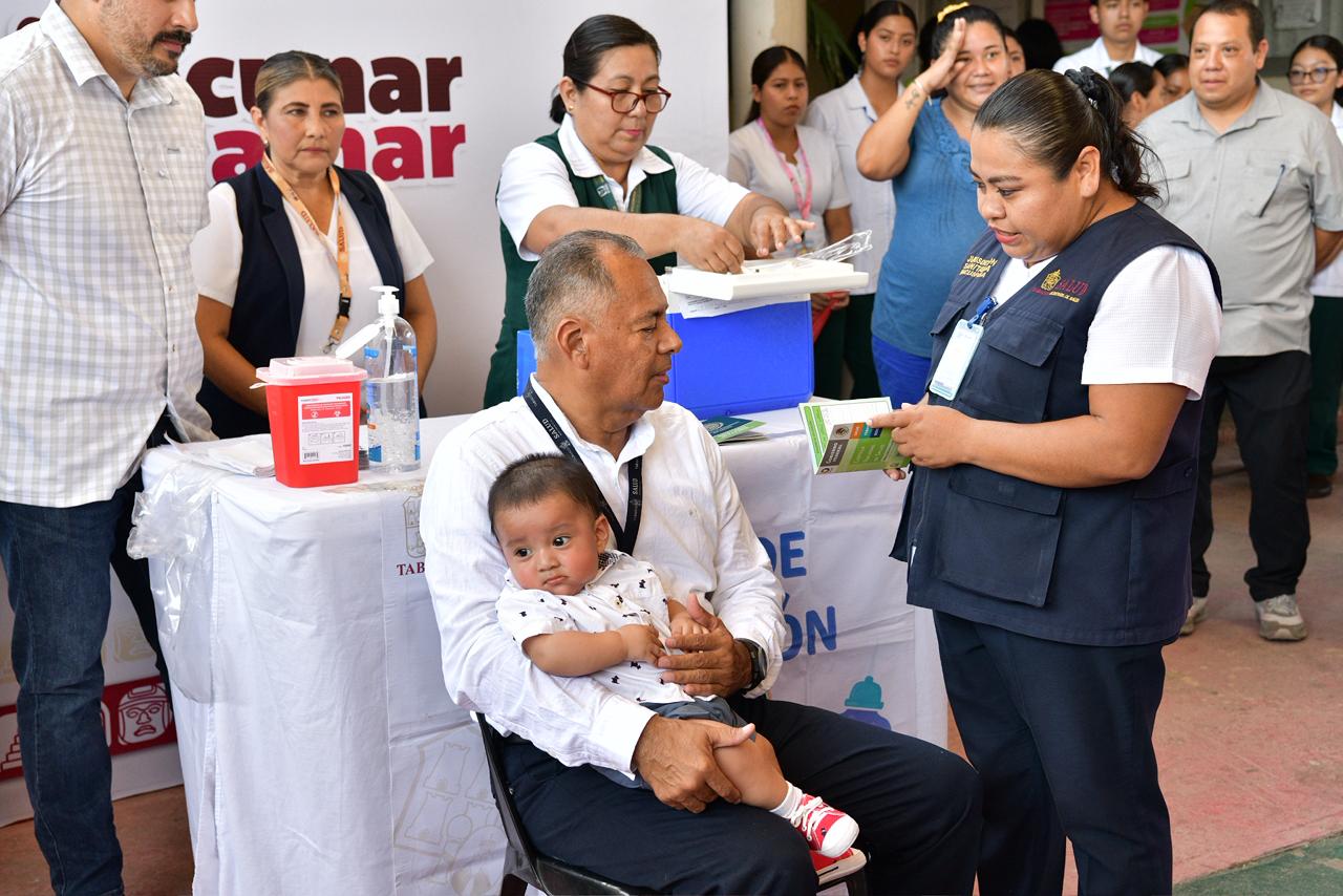 Javier May pone en marcha la Semana Nacional de Vacunación 2026 en Tabasco