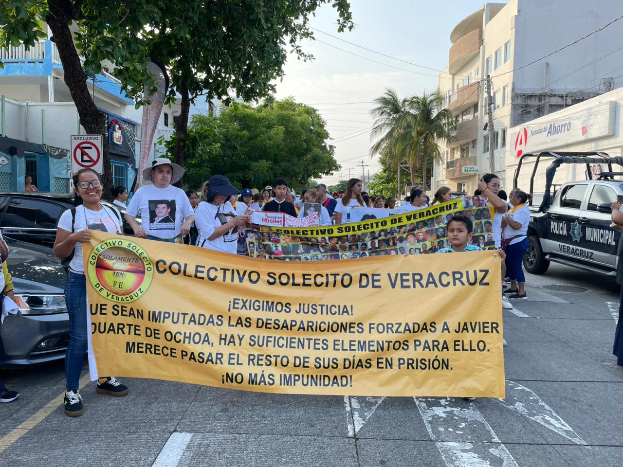 Madres buscadoras marchan en Veracruz para exigir justicia y localización de desaparecidos