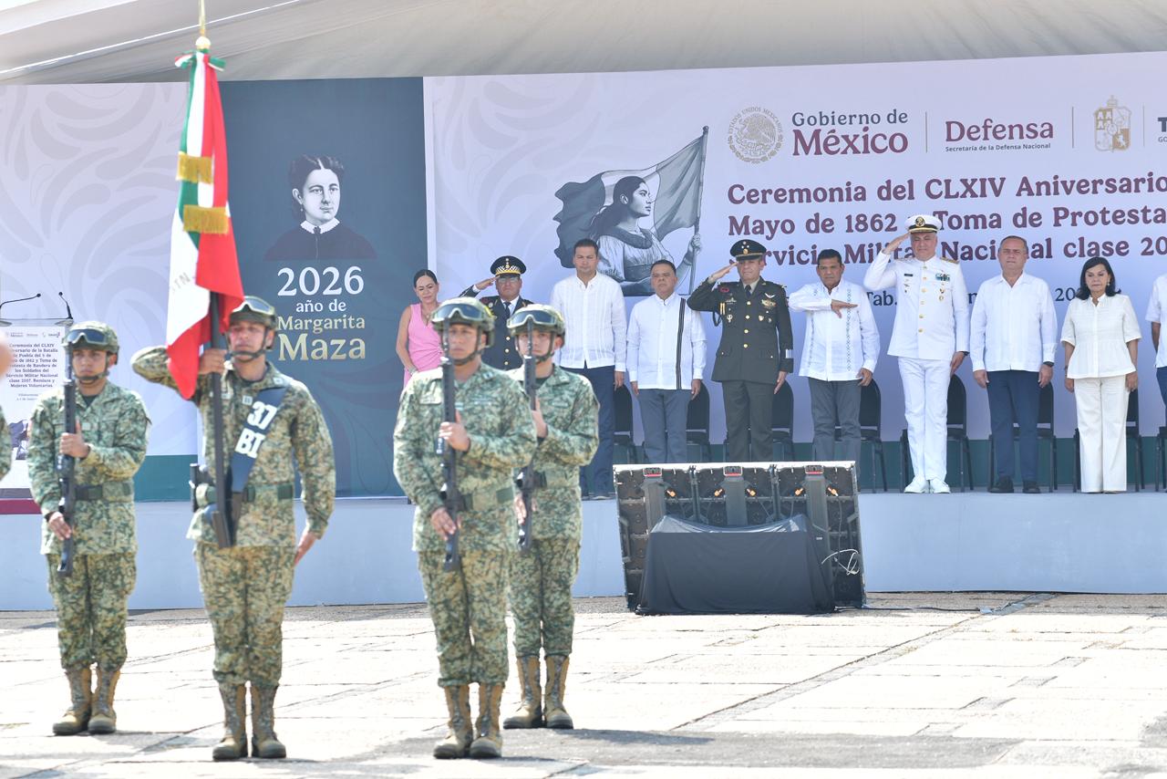 Refrenda Javier May compromiso con la soberanía nacional en conmemoración de la Batalla de Puebla