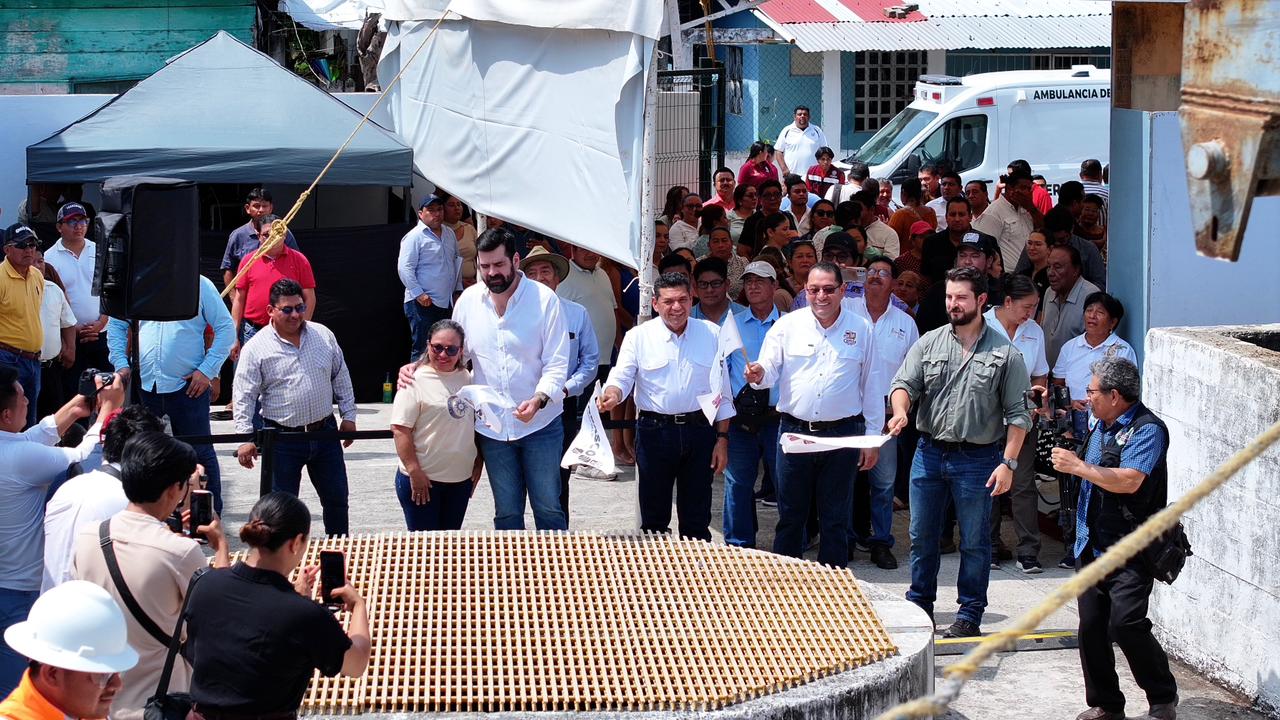 Fin a problemas de agua potable en Frontera; Javier May pone en marcha rehabilitación de cárcamos de bombeo…