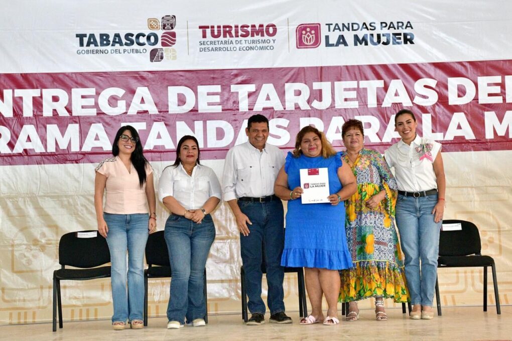 Con la entrega de 800 tandas para la mujer en Tenosique, Gobierno del Pueblo impulsa el emprendimiento femenino y la tradición