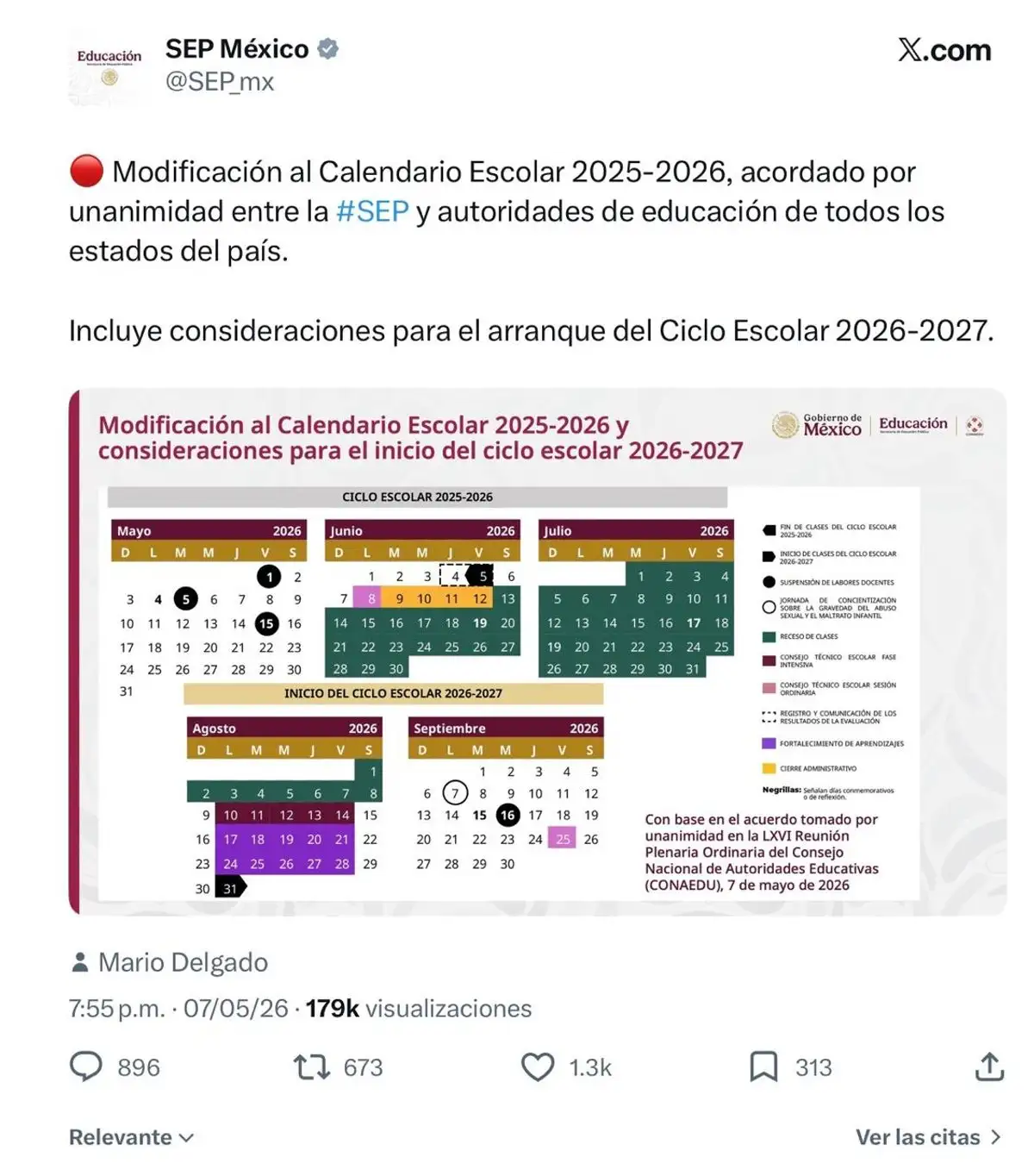 Sheinbaum aclara que aún no es definitivo el recorte al calendario escolar; SEP anuncia ajuste por calor y Mundial