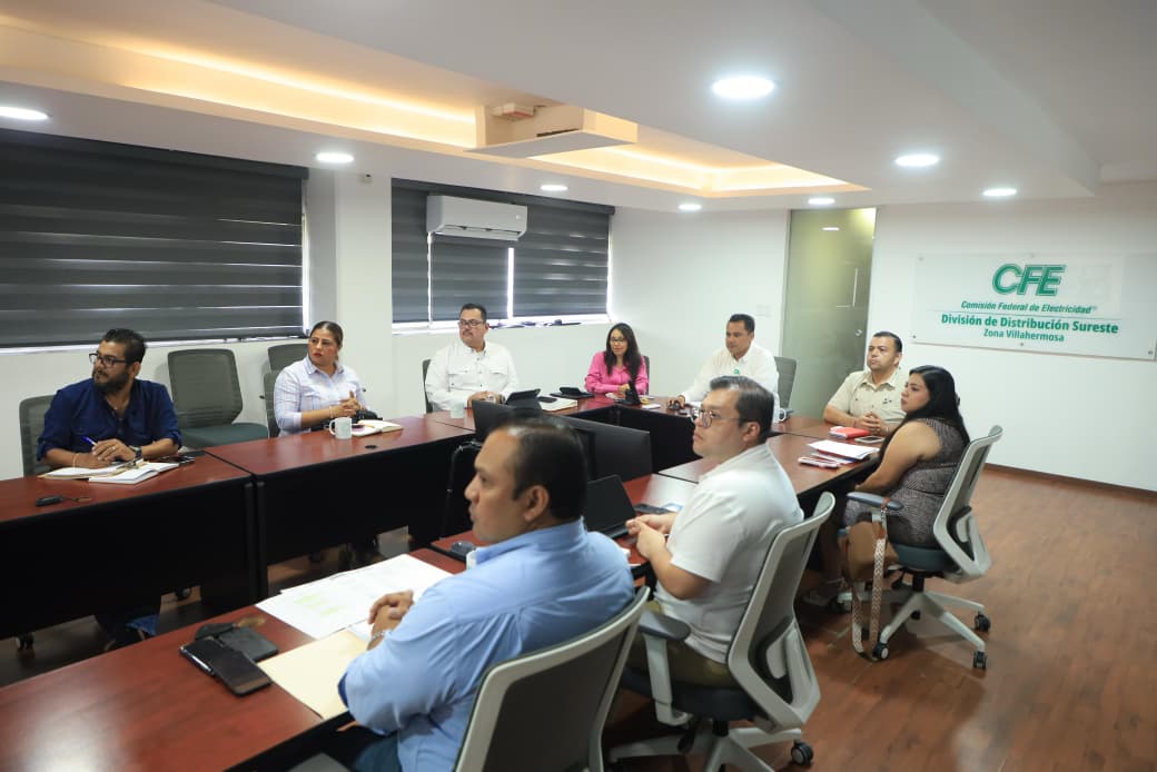 Gobierno y CFE instalan mesa de trabajo para atender “apagones” en Centro, Cárdenas y Tenosique…
