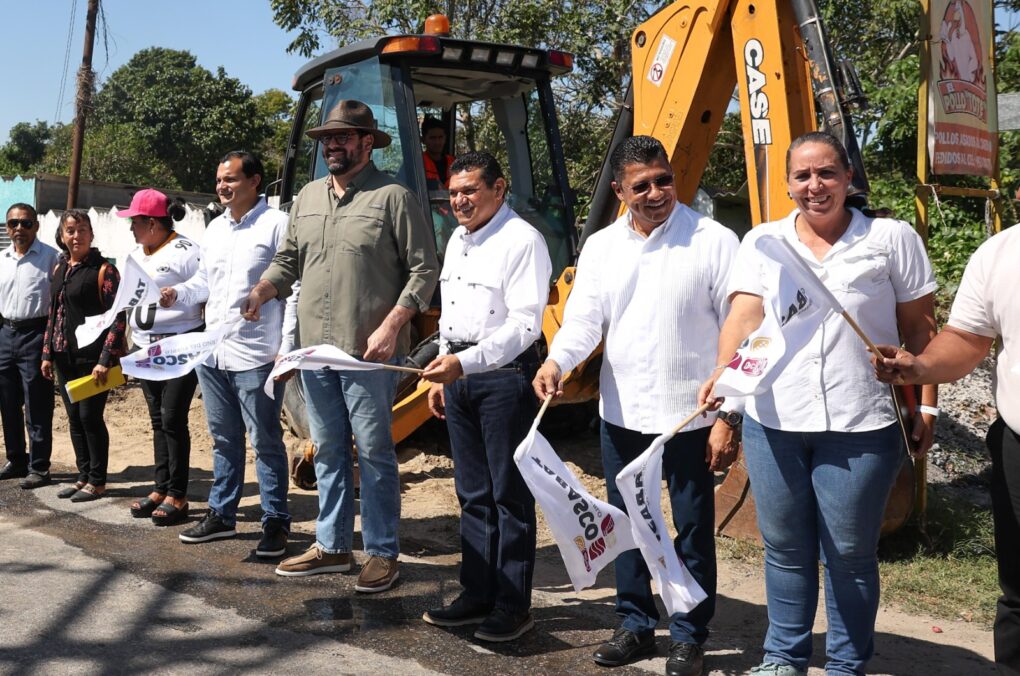 Inicia construcción de nueva línea de agua potable en Nacajuca; “¡Palabra cumplida!”, afirma Javier May